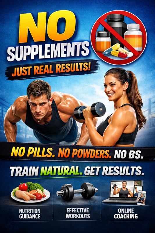 100% ONLINE TRAINING. 0% SUPPLEMENTS.