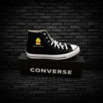 Custom Refining Fire Converse Chuck Taylors